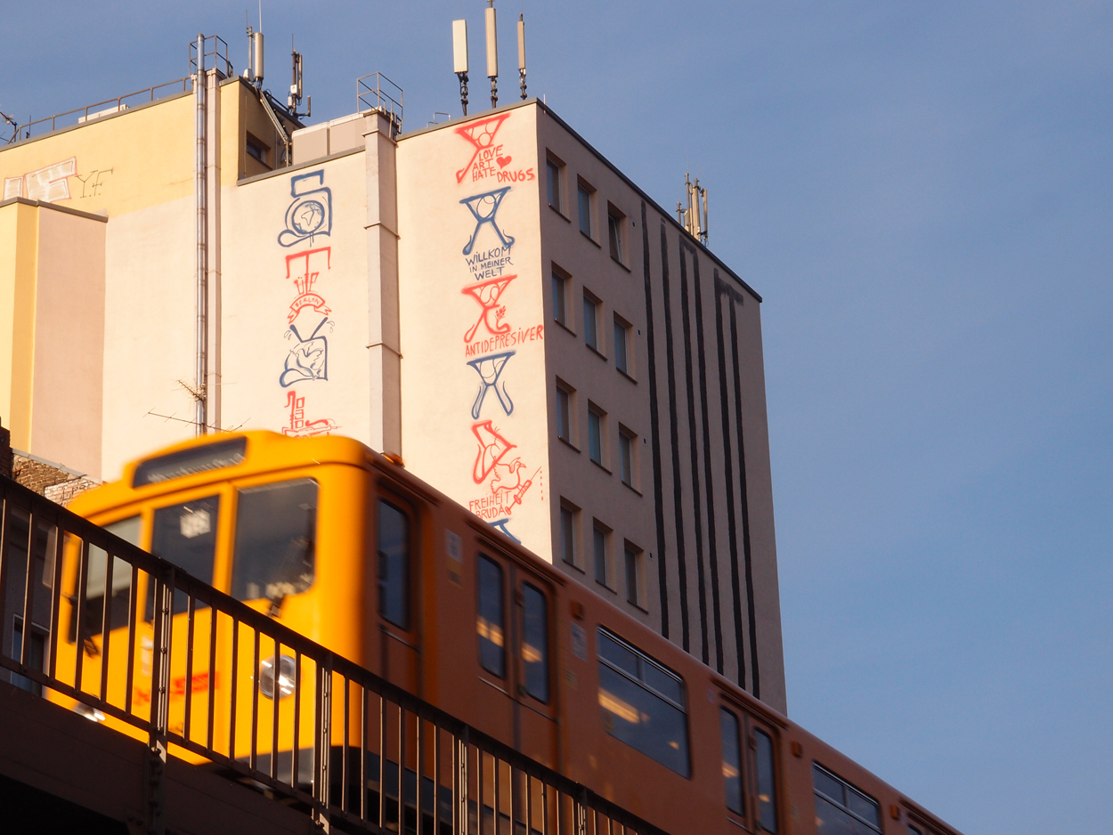 fotos de pixação em Berlim 2018/19